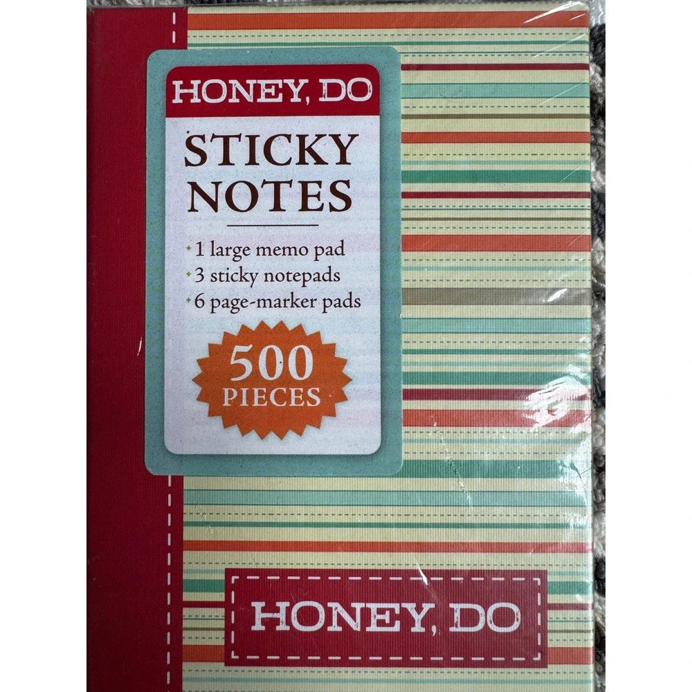 Honey Do Sticky Note 500 Piece Set The Comstocks New Seasons Memo Pads Portfolio